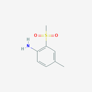 B1432386 4-Methyl-2-(methylsulfonyl)aniline CAS No. 4284-63-3
