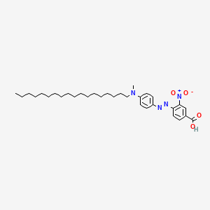 4-[(E)-{4-[Methyl(octadecyl)amino]phenyl}diazenyl]-3-nitrobenzoic acid