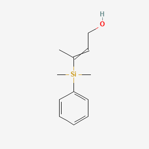 3-[Dimethyl(phenyl)silyl]but-2-en-1-ol