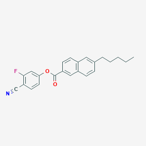 4-Cyano-3-fluorophenyl 6-pentylnaphthalene-2-carboxylate