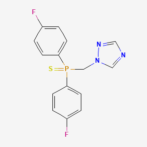 1H-1,2,4-Triazole, 1-((bis(4-fluorophenyl)phosphinothioyl)methyl)-