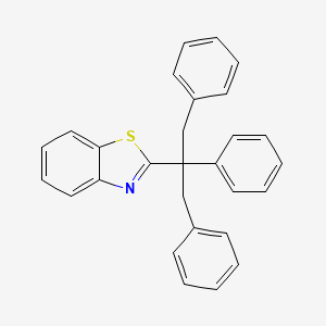 2-(1,2,3-Triphenylpropan-2-yl)-1,3-benzothiazole