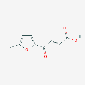 molecular formula C9H8O4 B14323978 4-(5-Methylfuran-2-yl)-4-oxobut-2-enoic acid CAS No. 104804-41-3