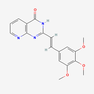 2-(3,4,5-Trimethoxystyryl)pyrido(2,3-d)pyrimidin-4(3H)-one