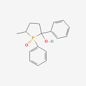 2-Hydroxy-5-methyl-1,2-diphenyl-1lambda~5~-phospholan-1-one