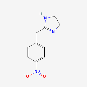 2-[(4-Nitrophenyl)methyl]-4,5-dihydro-1H-imidazole