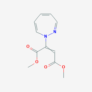 Dimethyl 2-(1H-1,2-diazepin-1-yl)but-2-enedioate