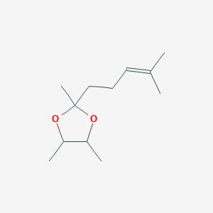 2,4,5-Trimethyl-2-(4-methylpent-3-en-1-yl)-1,3-dioxolane