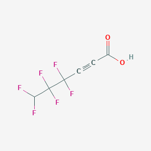 4,4,5,5,6,6-Hexafluorohex-2-ynoic acid