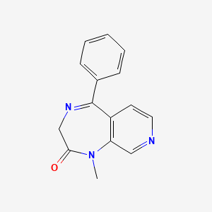 1-Methyl-5-phenyl-1,3-dihydro-2H-pyrido[3,4-e][1,4]diazepin-2-one