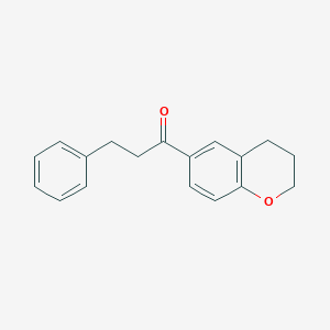 1-(3,4-Dihydro-2H-1-benzopyran-6-yl)-3-phenylpropan-1-one