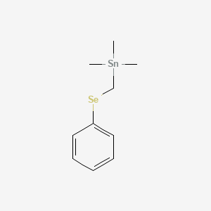 molecular formula C10H16SeSn B14324129 Trimethyl[(phenylselanyl)methyl]stannane CAS No. 103596-69-6