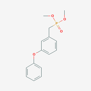 molecular formula C15H17O4P B14324155 Dimethyl [(3-phenoxyphenyl)methyl]phosphonate CAS No. 110130-37-5