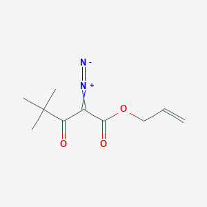 2-Diazonio-4,4-dimethyl-1-oxo-1-[(prop-2-en-1-yl)oxy]pent-2-en-3-olate