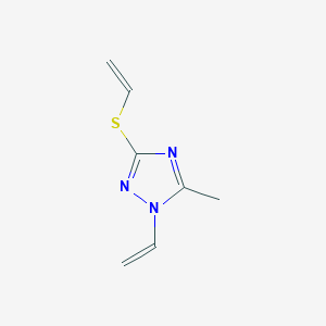 1-Ethenyl-3-(ethenylsulfanyl)-5-methyl-1H-1,2,4-triazole