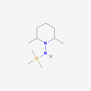 2,6-Dimethyl-N-(trimethylsilyl)piperidin-1-amine