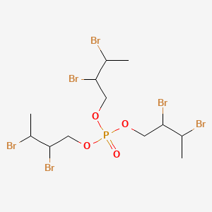 molecular formula C12H21Br6O4P B14324187 Tris(2,3-dibromobutyl) phosphate CAS No. 111712-47-1