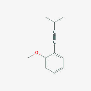 molecular formula C12H14O B14324204 1-Methoxy-2-(3-methylbut-1-yn-1-yl)benzene CAS No. 104971-13-3