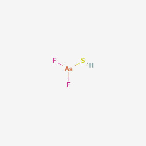 molecular formula AsF2HS B14324262 Arsorodifluoridothious acid CAS No. 112070-47-0