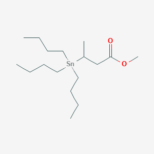 molecular formula C17H36O2Sn B14324266 Methyl 3-(tributylstannyl)butanoate CAS No. 104108-19-2