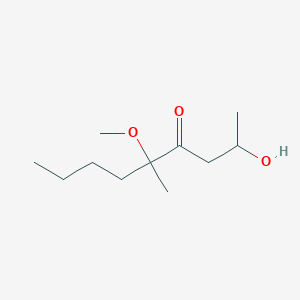 2-Hydroxy-5-methoxy-5-methylnonan-4-one