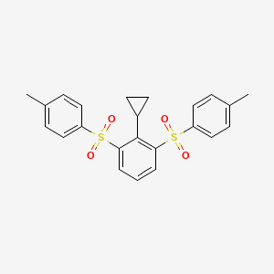 1,1'-[(2-Cyclopropyl-1,3-phenylene)disulfonyl]bis(4-methylbenzene)