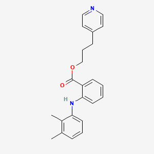 3-(Pyridin-4-yl)propyl 2-(2,3-dimethylanilino)benzoate