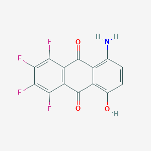 5-Amino-1,2,3,4-tetrafluoro-8-hydroxyanthracene-9,10-dione