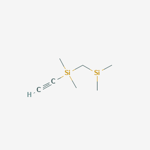 molecular formula C7H15Si2 B14324371 CID 13716391 