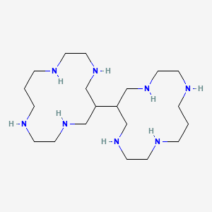 molecular formula C20H46N8 B14324393 6,6'-Bi-1,4,8,11-tetraazacyclotetradecane CAS No. 102632-51-9