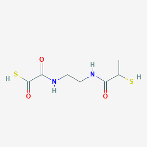 Oxo{[2-(2-sulfanylpropanamido)ethyl]amino}ethanethioic S-acid