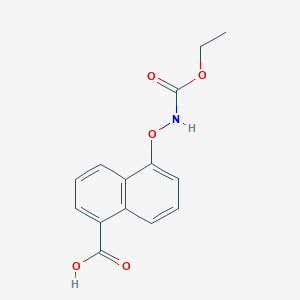 5-{[(Ethoxycarbonyl)amino]oxy}naphthalene-1-carboxylic acid