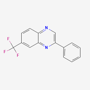 2-Phenyl-7-(trifluoromethyl)quinoxaline