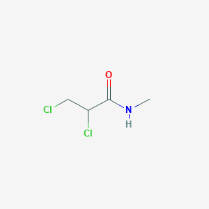 molecular formula C4H7Cl2NO B14324625 2,3-Dichloro-N-methylpropanamide CAS No. 105552-93-0