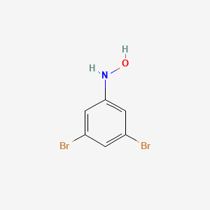 molecular formula C6H5Br2NO B14324647 3,5-Dibromo-N-hydroxyaniline CAS No. 112290-77-4