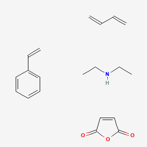 molecular formula C20H27NO3 B14324699 buta-1,3-diene;N-ethylethanamine;furan-2,5-dione;styrene CAS No. 103591-48-6