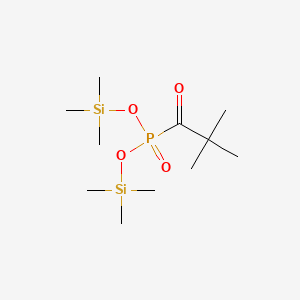 Bis(trimethylsilyl) (2,2-dimethylpropanoyl)phosphonate