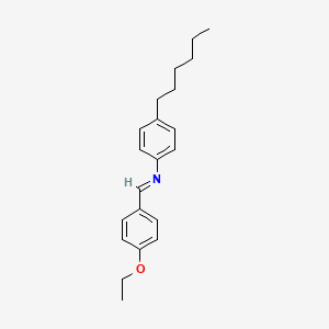 1-(4-ethoxyphenyl)-N-(4-hexylphenyl)methanimine