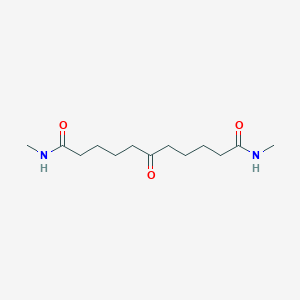 molecular formula C13H24N2O3 B14324752 N~1~,N~11~-Dimethyl-6-oxoundecanediamide CAS No. 111967-72-7