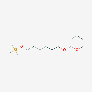 Trimethyl({6-[(oxan-2-yl)oxy]hexyl}oxy)silane