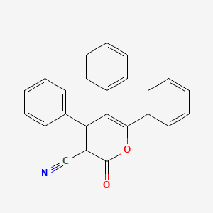 2-Oxo-4,5,6-triphenyl-2H-pyran-3-carbonitrile