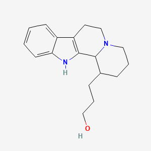 3-(1,2,3,4,6,7,12,12b-Octahydroindolo[2,3-a]quinolizin-1-yl)propan-1-ol