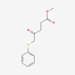 molecular formula C12H14O3Se B14324840 Methyl 4-oxo-5-(phenylselanyl)pentanoate CAS No. 109574-18-7