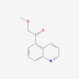 molecular formula C12H11NO2 B1432485 2-Methoxy-1-(quinolin-5-yl)ethanone CAS No. 1513089-61-6