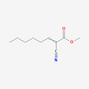 Methyl 2-cyanooct-2-enoate