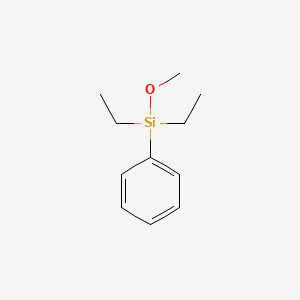 molecular formula C11H18OSi B14324902 Diethyl(methoxy)phenylsilane CAS No. 112123-26-9