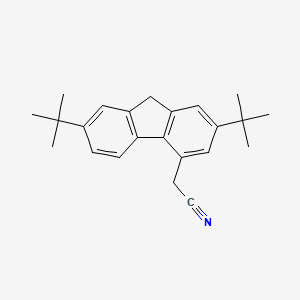 (2,7-Di-tert-butyl-9H-fluoren-4-yl)acetonitrile