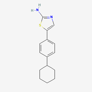 5-(4-Cyclohexylphenyl)thiazol-2-amine