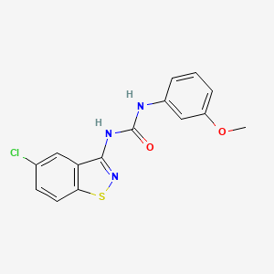 1-(5-Chloro-1,2-benzothiazol-3-yl)-3-(3-methoxyphenyl)urea