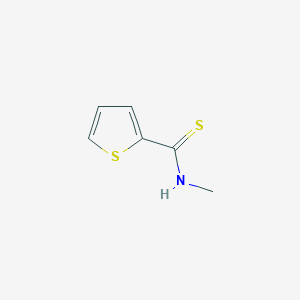 B14325024 2-Thiophenecarbothioamide, N-methyl- CAS No. 107366-68-7